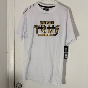 Stay True White and Gold Men's Tee